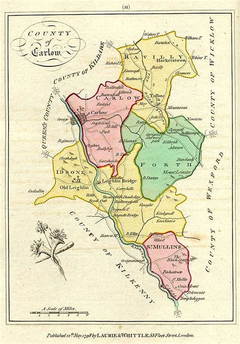 A Collection Of Maps And Drawings Of County Carlow