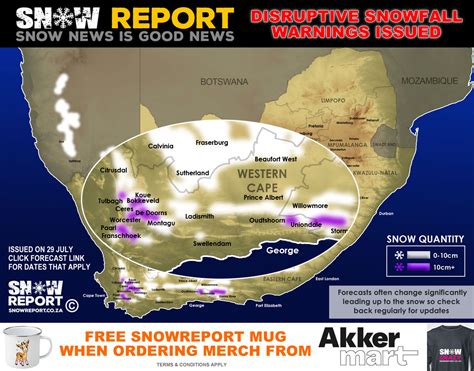 Disruptive snowfall on the way this weekend and Namibia on the radar too