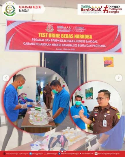 Tes Urine Pegawai Dan Ppnpn Kejaksaan Negeri Banggai