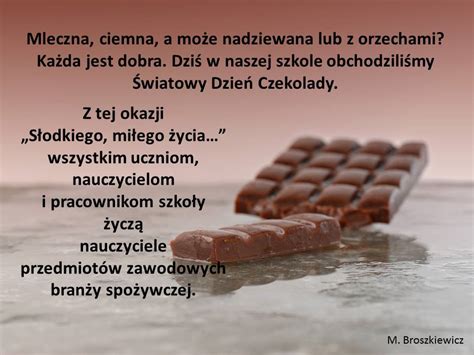 Wiatowy Dzie Czekolady Zst Nysa