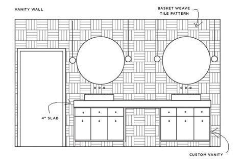 Trullbrook Residence Master Bath Sarah Sherman Samuel Basket Weave