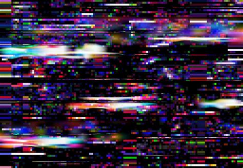 Glitch on TV, broken computer screen background 23842514 Vector Art at ...