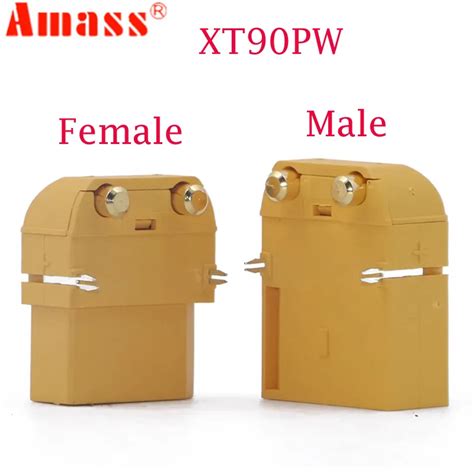 Amass XT90PW DC500V 45 90A Male Female Brass Gold Banana Bullet Nasdaq