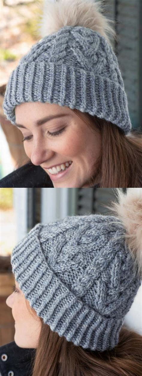 Free Knitting Pattern For Cable Hat At Jade Fernandez Blog