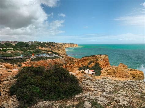 Carvoeiro Boardwalk Felsformation Algar Seco Weltnaturliebe