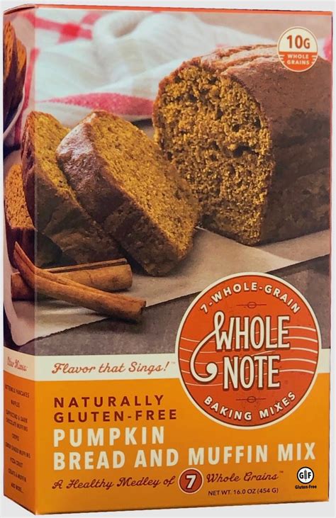 Pumpkin Bread And Muffin Mix — Whole Note Gluten Free Baking Mixes