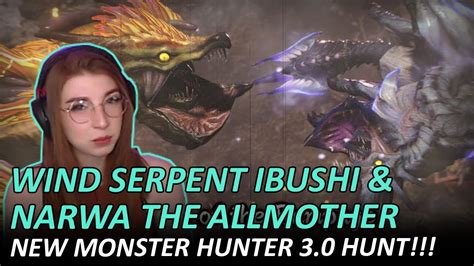 Monster Hunter Rise 30 Wind Serpent Ibushi And Narwa The Allmother