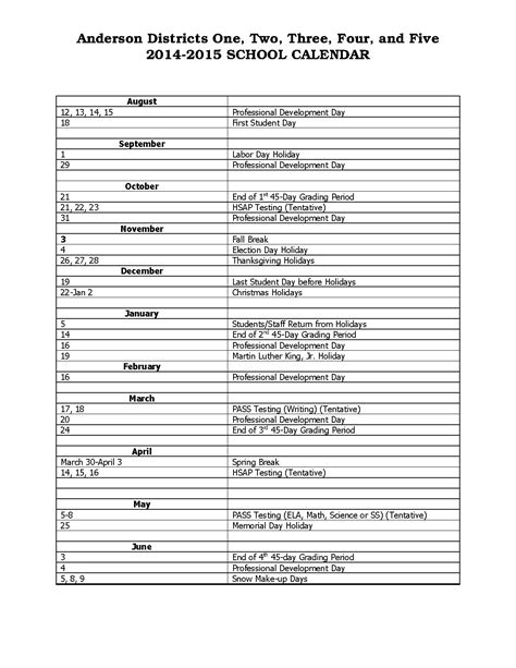 Piedmont Academic Calendar Gayle Johnath