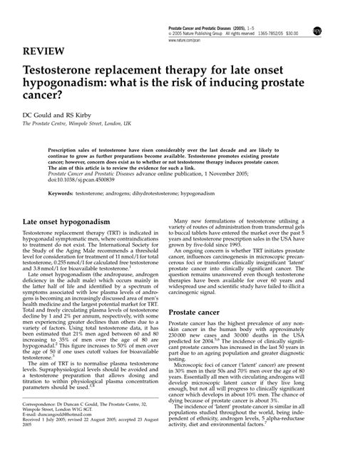 A Patient Is To Receive Testosterone Therapy