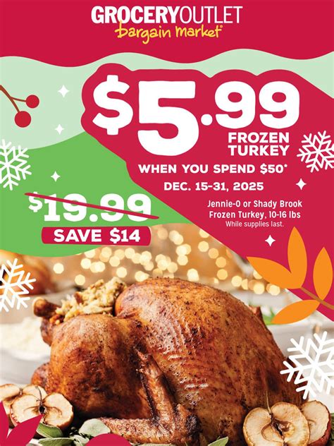 Grocery - 🦃 HOLIDAY DEAL YOU DON’T WANT TO MISS! 🦃 Get a Frozen Turkey