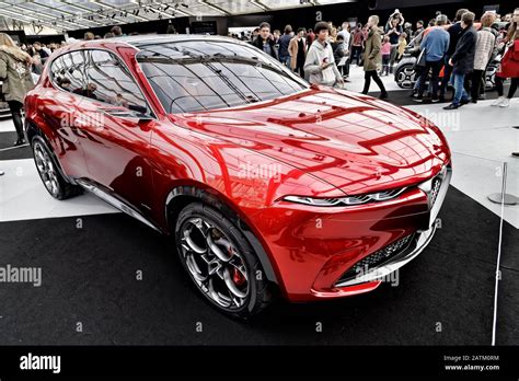 Paris France 1st Feb 2020 Grand Prize For The Most Beautiful Show Car Alfa Romeo Tonale