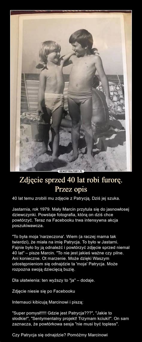 Zdjęcie sprzed 40 lat robi furorę Przez opis Demotywatory pl