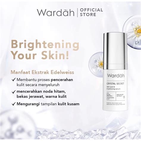 Jual WARDAH CRYSTAL SECRET DARK SPOT BRIGHTENING SERUM 20ml Shopee