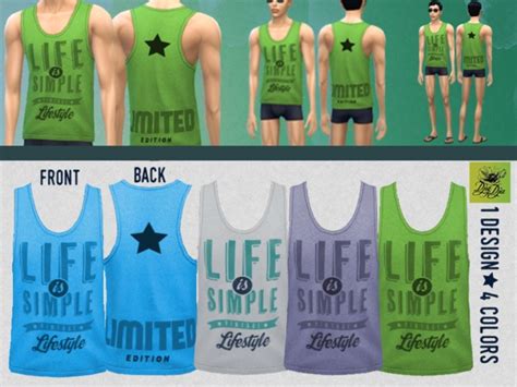 The Sims Resource Male Tank Top