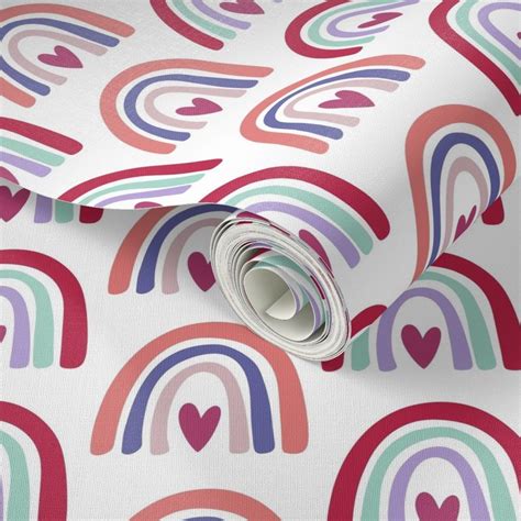 Rainbow Connection Wallpaper | Spoonflower