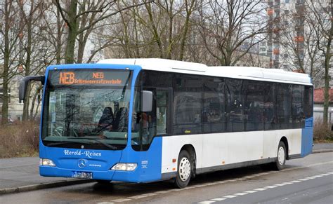 Die Fa Herold Reisen Stellt Im Schienenersatzverkehr Diesen Bus Typ