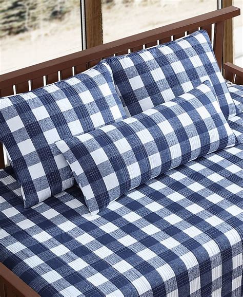 Eddie Bauer Closeout Lakehouse Plaid Daybed Bonus Set 4 Piece Macys