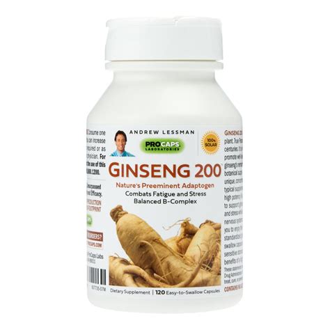 Ginseng 200 120 Capsules 8307016 Hsn