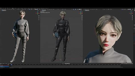 3D Digital Character Creation Timelapse Full Process In 15 Min