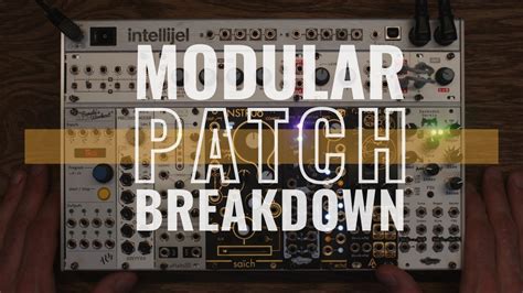 Small Modular Synthesizer Patch Process Breakdown Ft Instruo Saich