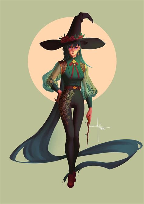 Green Witch Dawn 凌晨 on ArtStation at https artstation