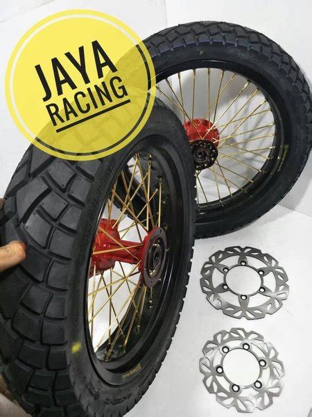 Jual Velg Supermoto Ring 17 Lebar 350 300 Plus Ban Luar Klx 150