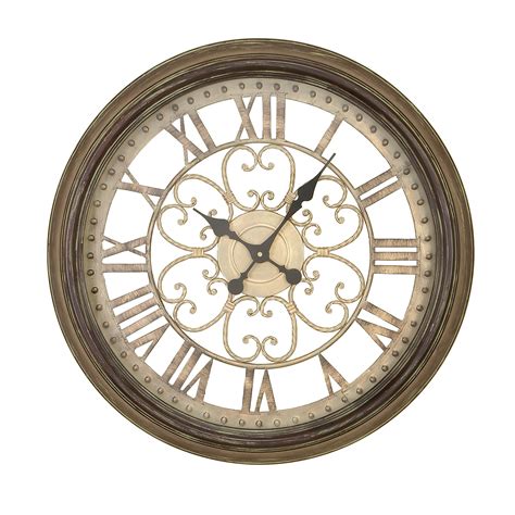 ABCHomeCollection 25" Roman Numeral Clock | Wayfair