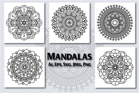 Free SVGs download - Mandalas | Free Design Resources