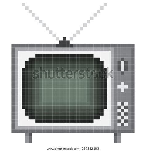 19401980 Tv Pixel Art Stock Vector (Royalty Free) 259382183 | Shutterstock