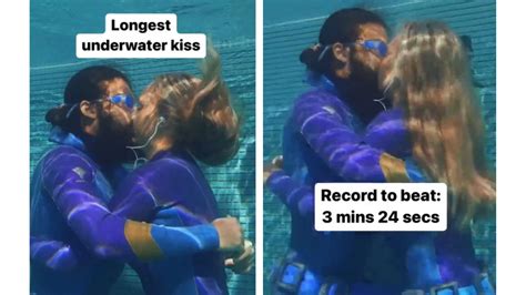 On Valentine S Day Couple Creates World Record By Kissing For Over 4