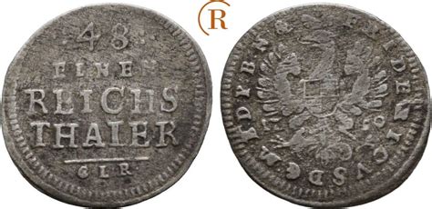 Brandenburg Bayreuth 1 48 Taler 1750 CLR Friedrich 1735 1763 Ss MA