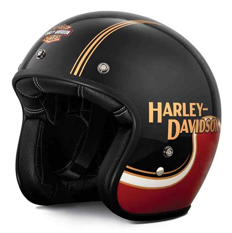 Harley Davidson® Mens The Shovel B01 34 Helmet Red And Black 98277