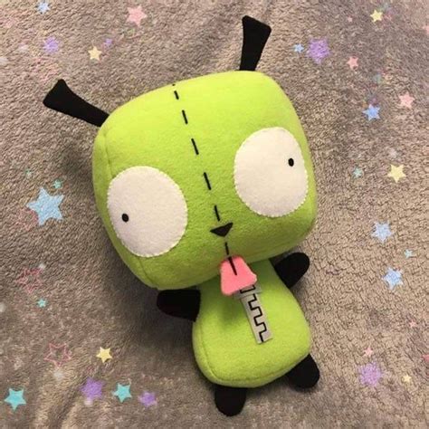 Big Gir Invader Zim Plush Made To Order Etsy Invader Zim Etsy Girly