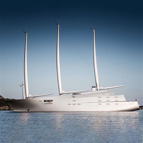 Designed by Philippe @starck , Sailing Yacht A is Andrey Melnichenko’s superyacht, built by ...