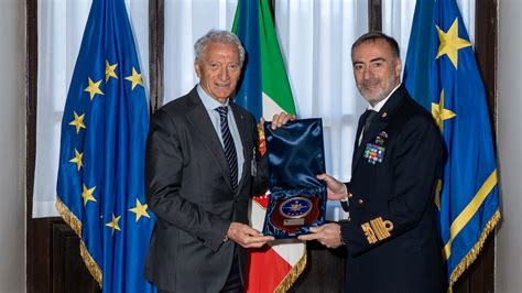 Il Capo Di Stato Maggiore Incontra Il Presidente Della Federazione