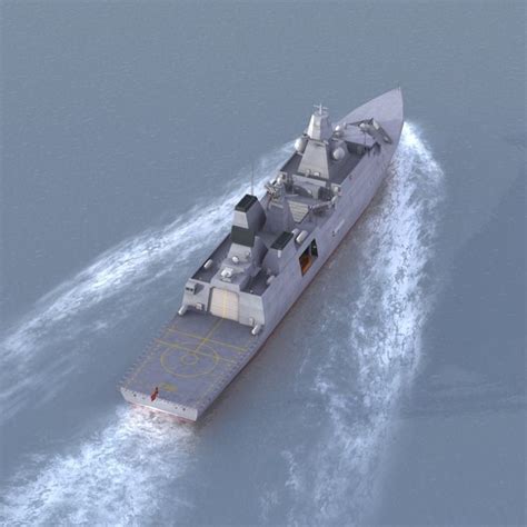 3d model f361 iver huitfeldt class frigate