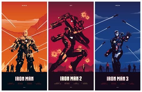 4K Movie Poster Iron Man Marvel Cinematic Universe Poster Collage