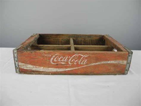 Vintage Wood Coca Cola Crate Gc Auctions