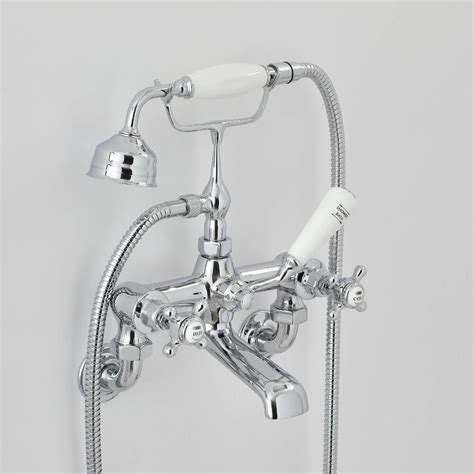 Milano Elizabeth Traditional Wall Mounted Crosshead Bath Shower Mixer