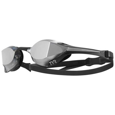 TYR Tracer X Elite Race Mirror Swimming Goggles Black Swiminn