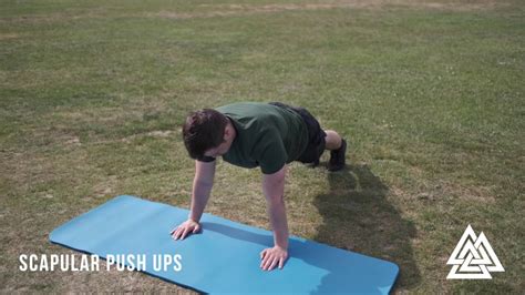 Scapular Push Ups Youtube