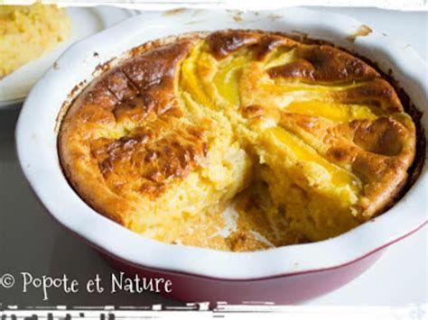 G Teau Fa On Clafoutis La Compote De P Ches Et La Mangue Recette