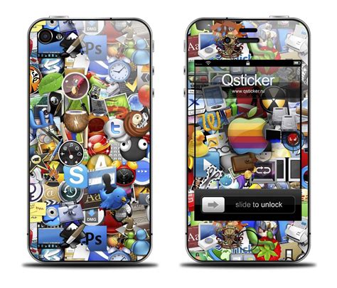 Виниловая наклейка для iPhone 4 | 4S Logos купить в интернет-магазине ...