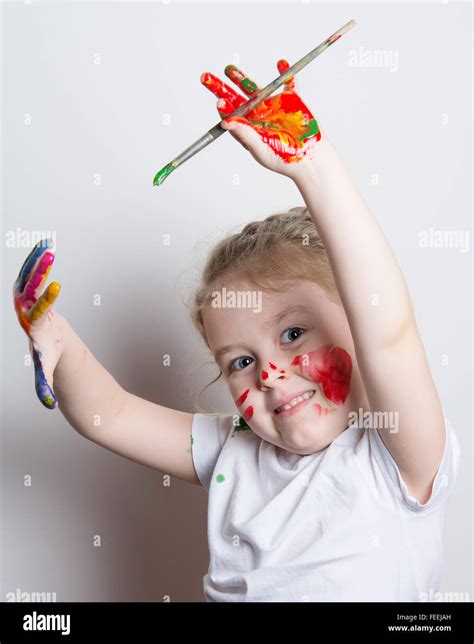 little girl funny and smile Stock Photo - Alamy