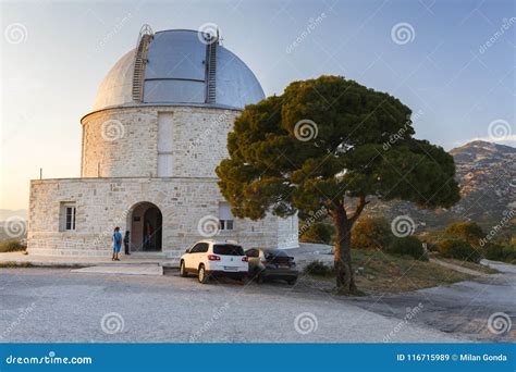 Observatorio Nacional De Atenas Imagen De Archivo Editorial Imagen De