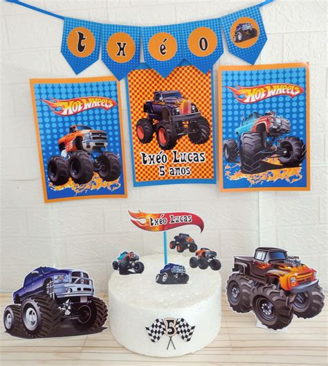 Kit Só Um Bolinho Hot Wheels Lembrancinhas Personalizadas Elo7