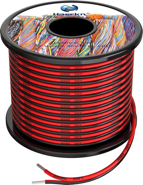 20 Awg Silicone Electrical Wire 2 Conductor Parallel Wire Line 200ft