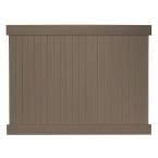 Ft H X Ft W Cedar Grove Chestnut Brown Vinyl Privacy Fence Panel