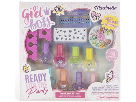 Martinelia Super Girl Mega Set Per Unghie Juguetilandia