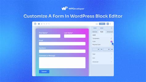 C Mo Personalizar Un Formulario En El Editor De Bloques De Wordpress